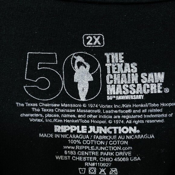 The Texas Chainsaw Massacre Who Will Survive Horror T-Shirt 2X - Picture 4 of 4